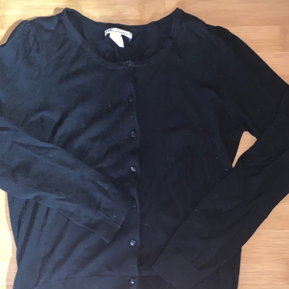 Black button up cardigan